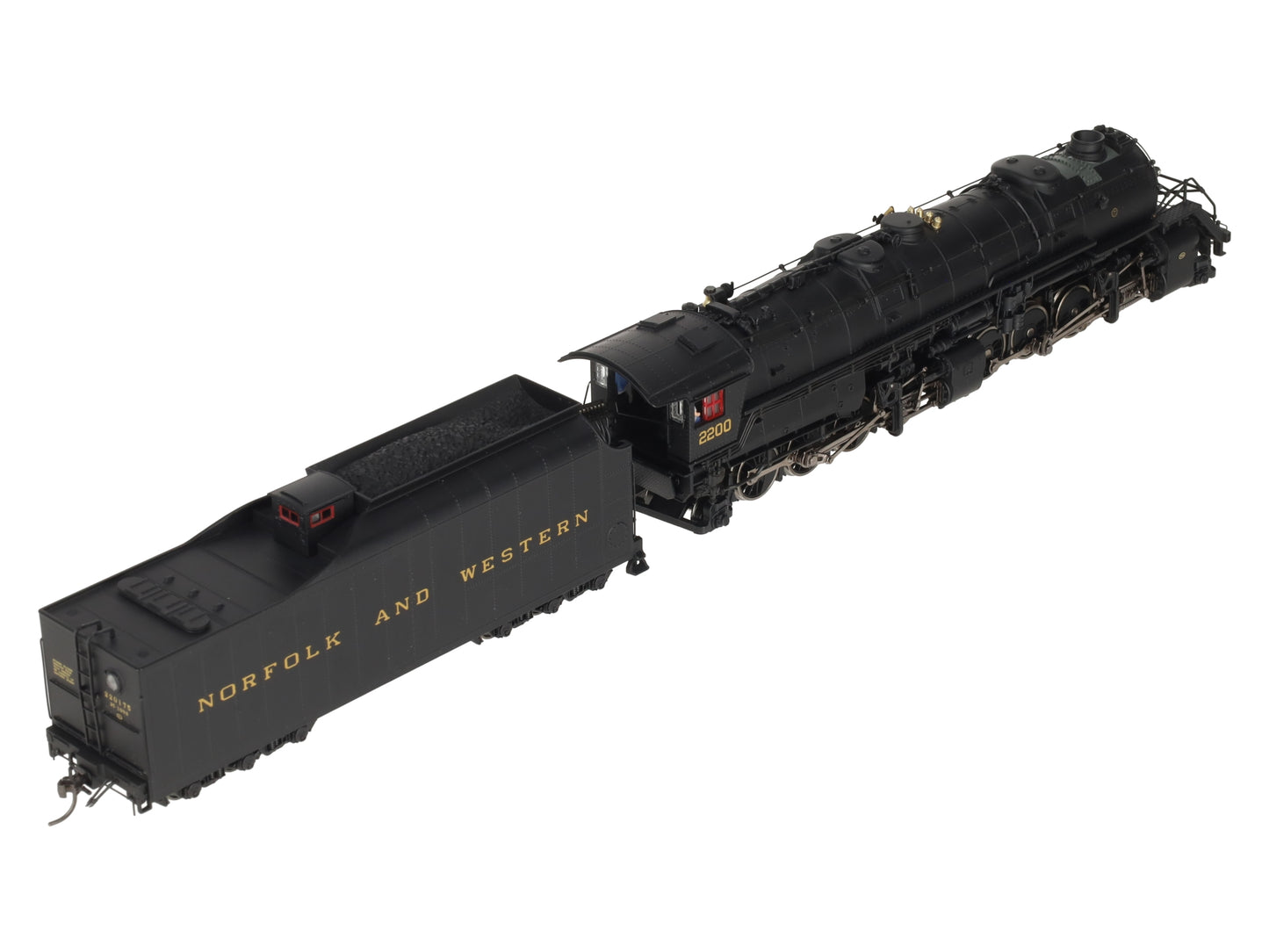 Precision Craft Models 016 HO Scale N&W Y6b 2-8-8-2 #2200 w/DCC, Sound EX/Box