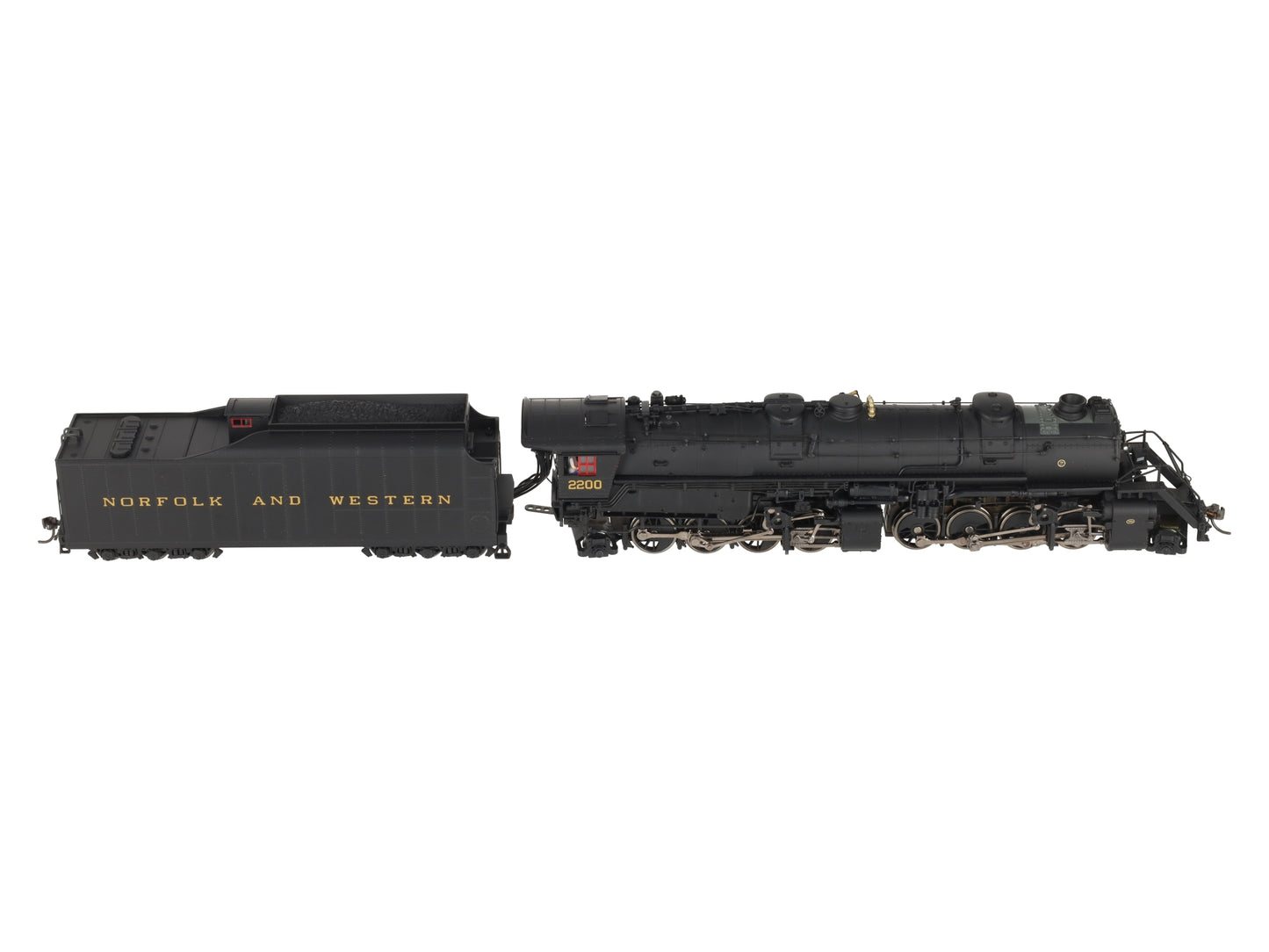 Precision Craft Models 016 HO Scale N&W Y6b 2-8-8-2 #2200 w/DCC, Sound EX/Box