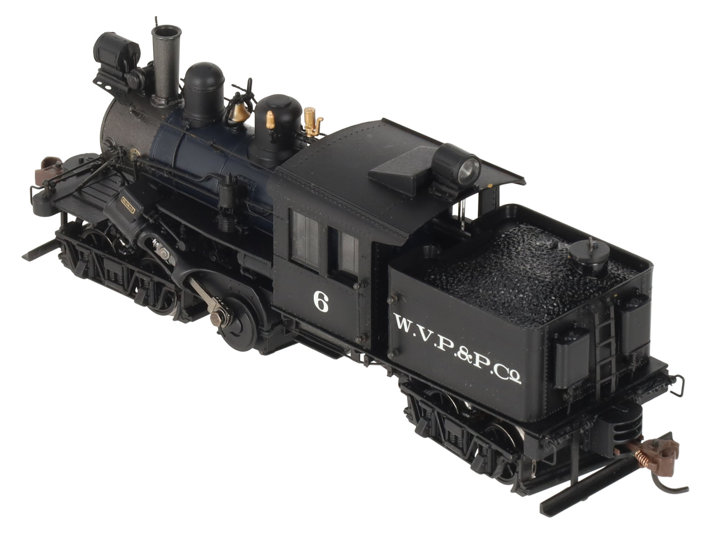 Bachmann 82803 HO West Virginia Pulp & Paper Class B Climax Steam Locomotive #6 EX/Box