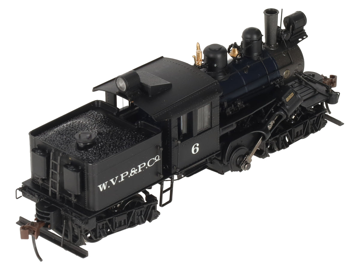 Bachmann 82803 HO West Virginia Pulp & Paper Class B Climax Steam Locomotive #6 EX/Box