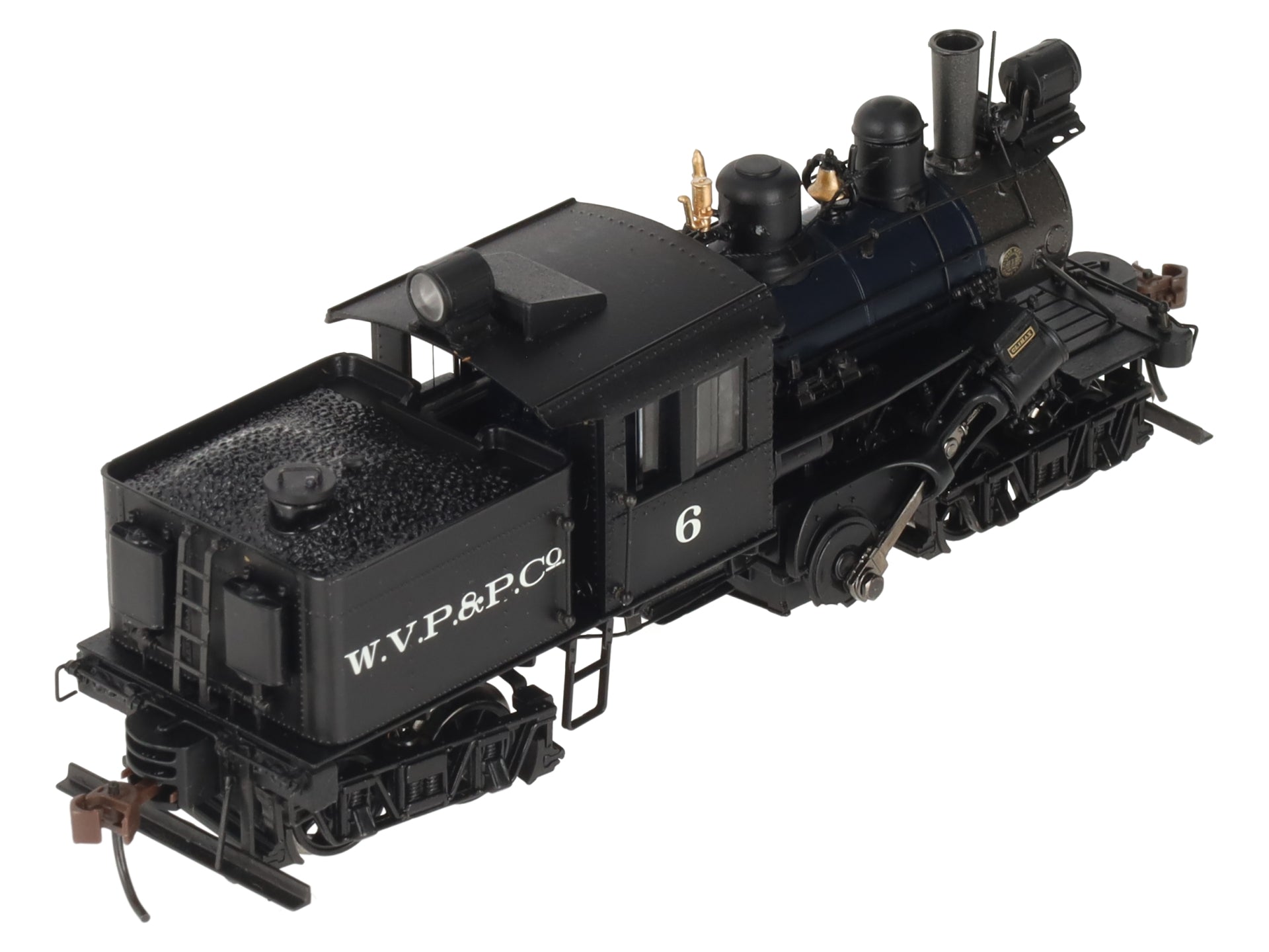 Bachmann 82803 HO West Virginia Pulp & Paper Class B Climax Steam Locomotive #6 EX/Box