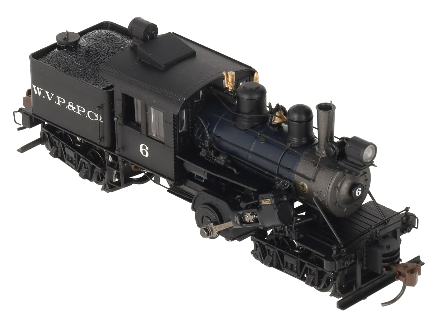 Bachmann 82803 HO West Virginia Pulp & Paper Class B Climax Steam Locomotive #6 EX/Box