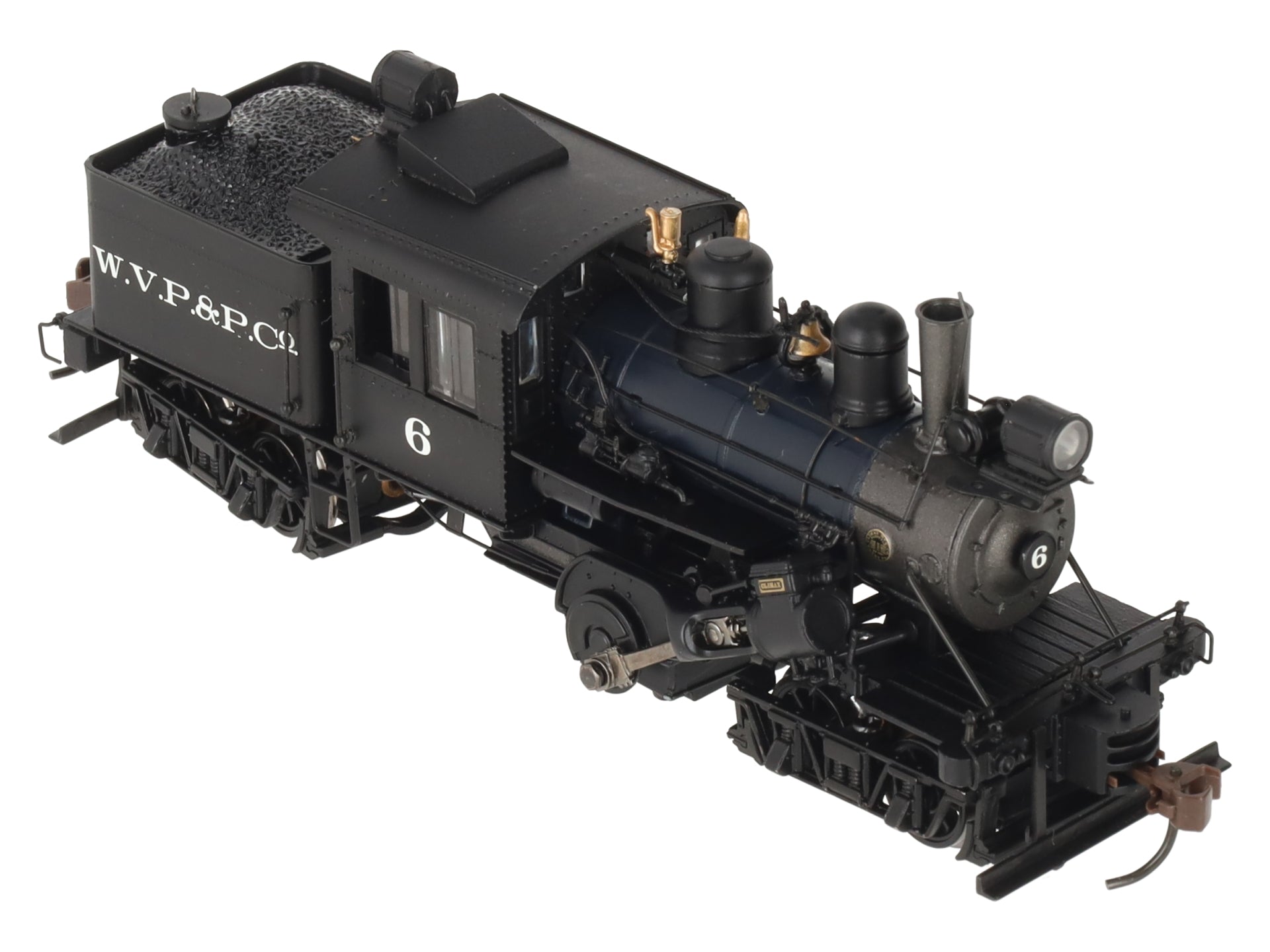 Bachmann 82803 HO West Virginia Pulp & Paper Class B Climax Steam Locomotive #6 EX/Box