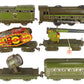 Marx 5926 Vintage O Olive Drab Army Train Set VG