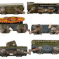 Marx 5926 Vintage O Olive Drab Army Train Set VG