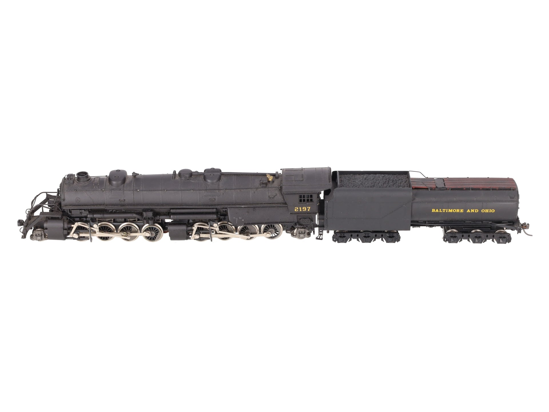 AHM 2197 HO Scale Baltimore & Ohio Mallet Steam Engine & Tender #2197 VG