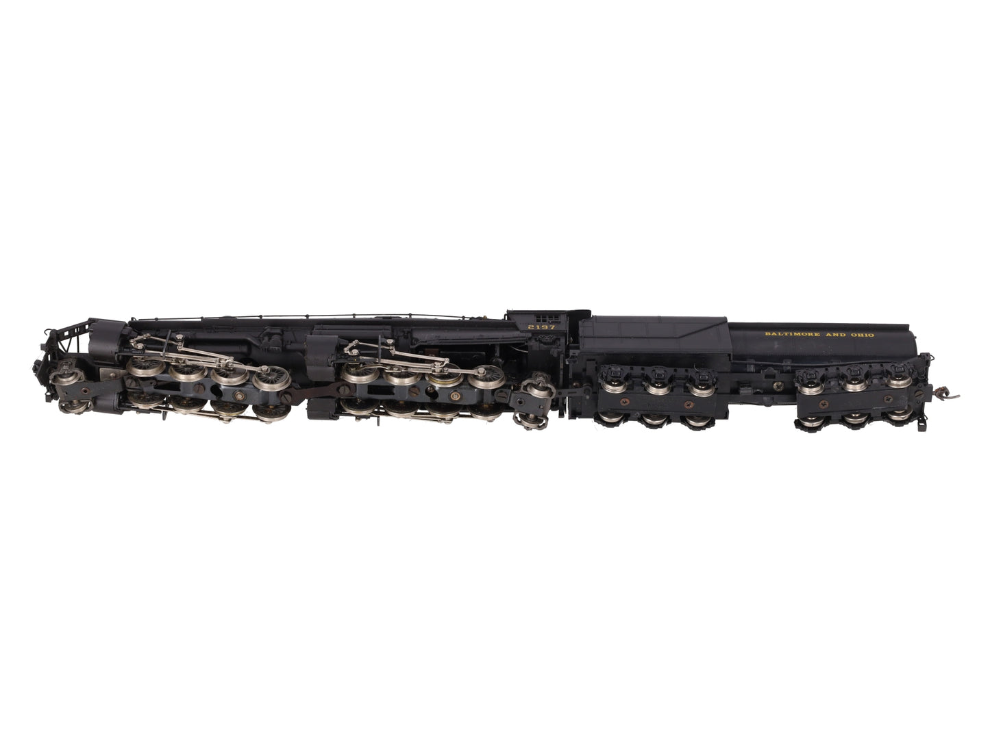 AHM 2197 HO Scale Baltimore & Ohio Mallet Steam Engine & Tender #2197 VG