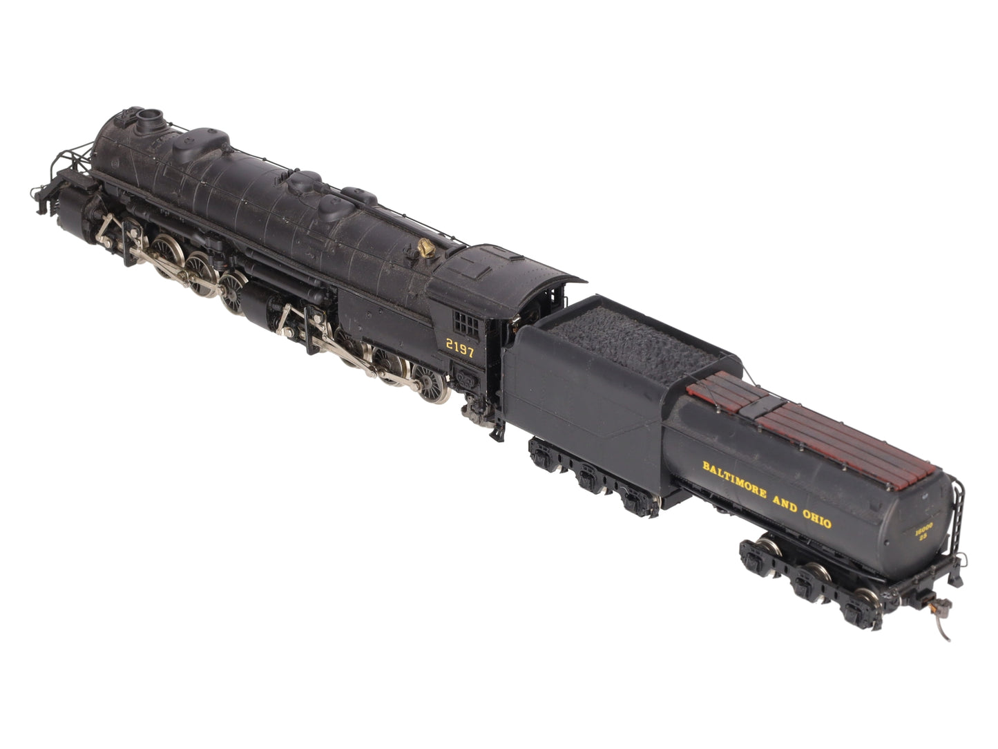 AHM 2197 HO Scale Baltimore & Ohio Mallet Steam Engine & Tender #2197 VG