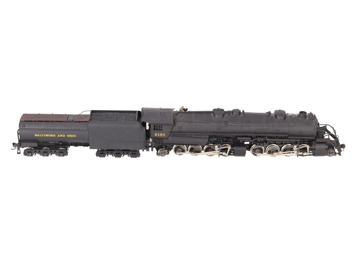 AHM 2197 HO Scale Baltimore & Ohio Mallet Steam Engine & Tender #2197 VG