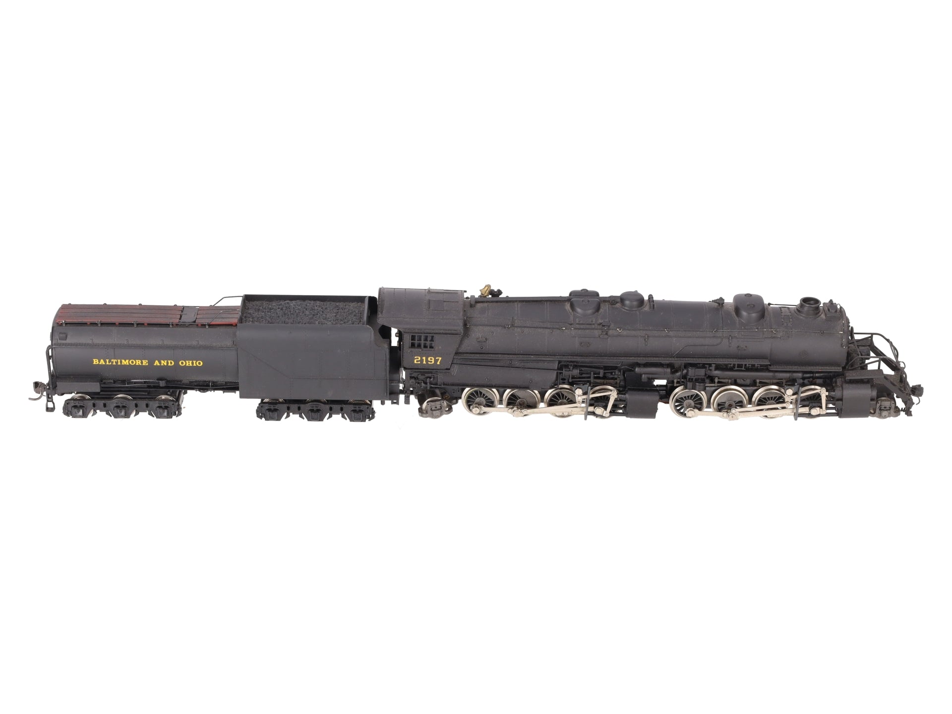 AHM 2197 HO Scale Baltimore & Ohio Mallet Steam Engine & Tender #2197 VG