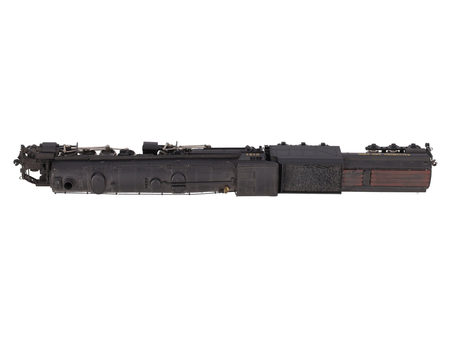 AHM 2197 HO Scale Baltimore & Ohio Mallet Steam Engine & Tender #2197 VG