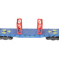 American Flyer 24574 Vintage S USAF Blue Yellow Rocket Fuel Transport Car VG