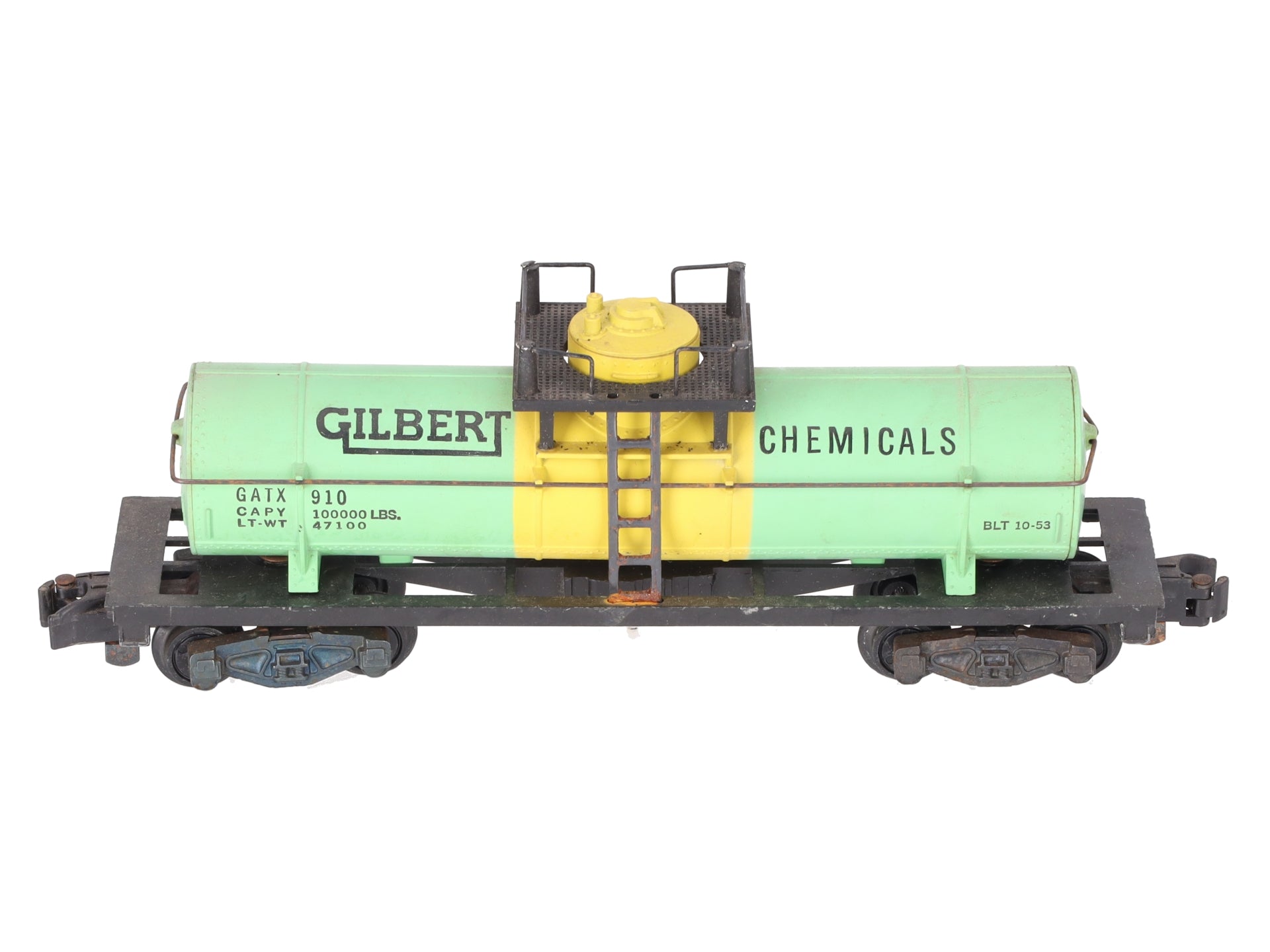 American Flyer 910 Vintage S Gilbert Chemicals Single Dome Tank Car