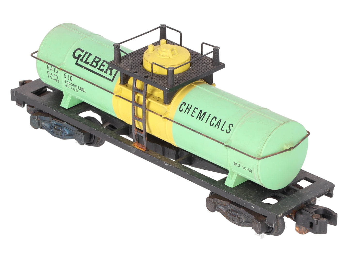 American Flyer 910 Vintage S Gilbert Chemicals Single Dome Tank Car