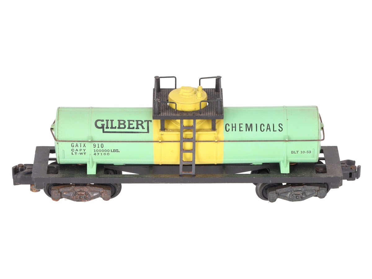 American Flyer 910 Vintage S Gilbert Chemicals Single Dome Tank Car