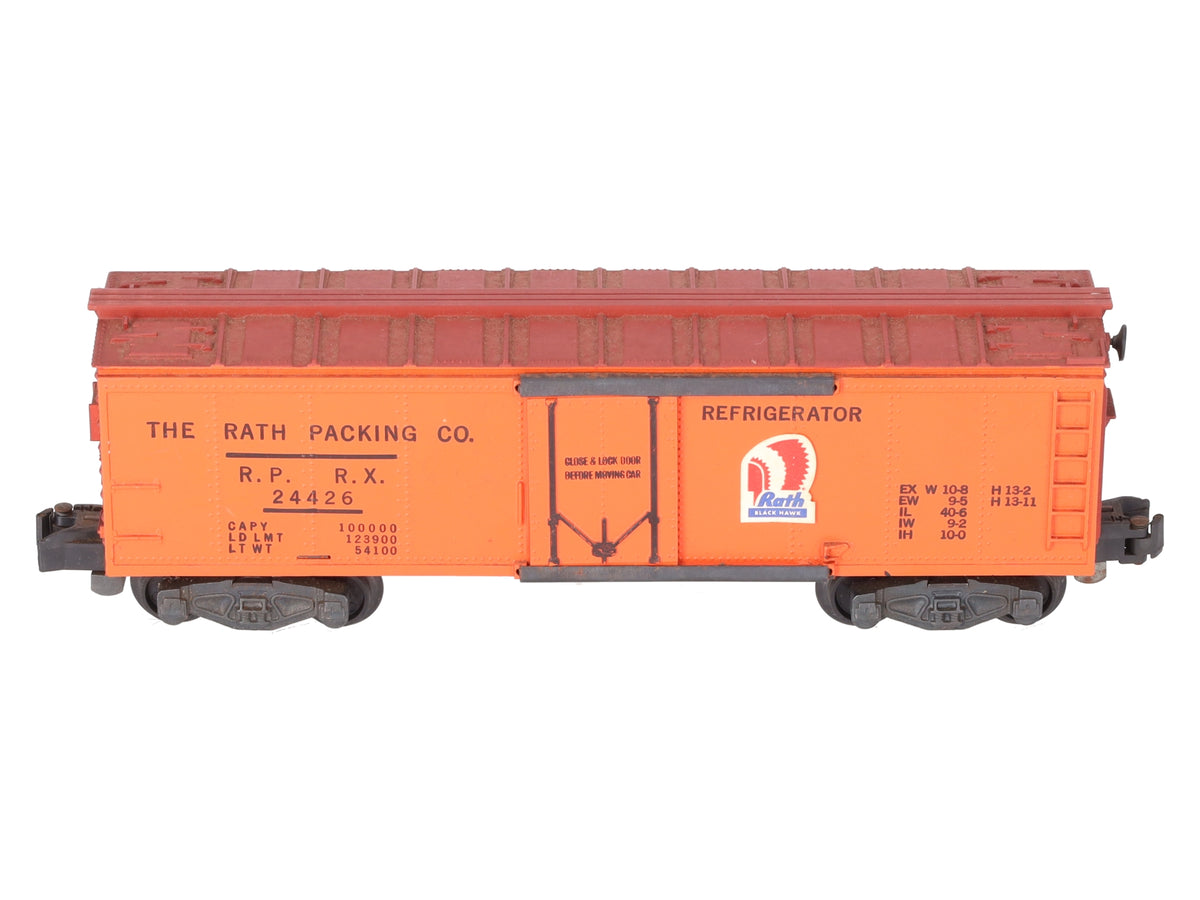 American Flyer 24426 Vintage S Rath Packing Co. Reefer - Rare VG