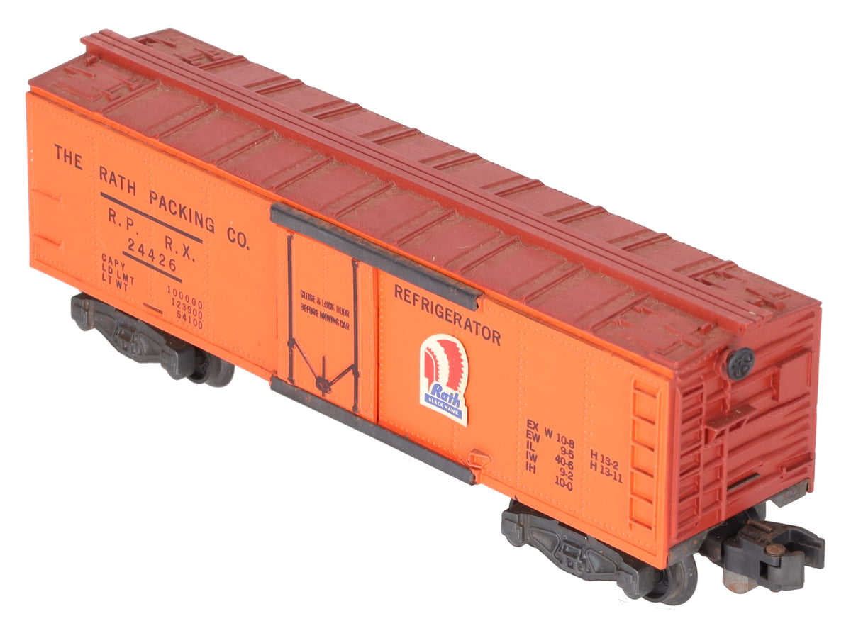 American Flyer 24426 Vintage S Rath Packing Co. Reefer - Rare VG