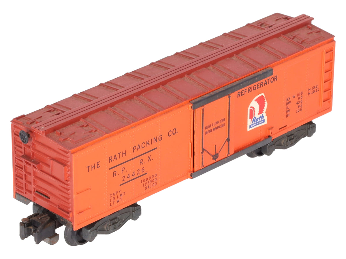 American Flyer 24426 Vintage S Rath Packing Co. Reefer - Rare VG