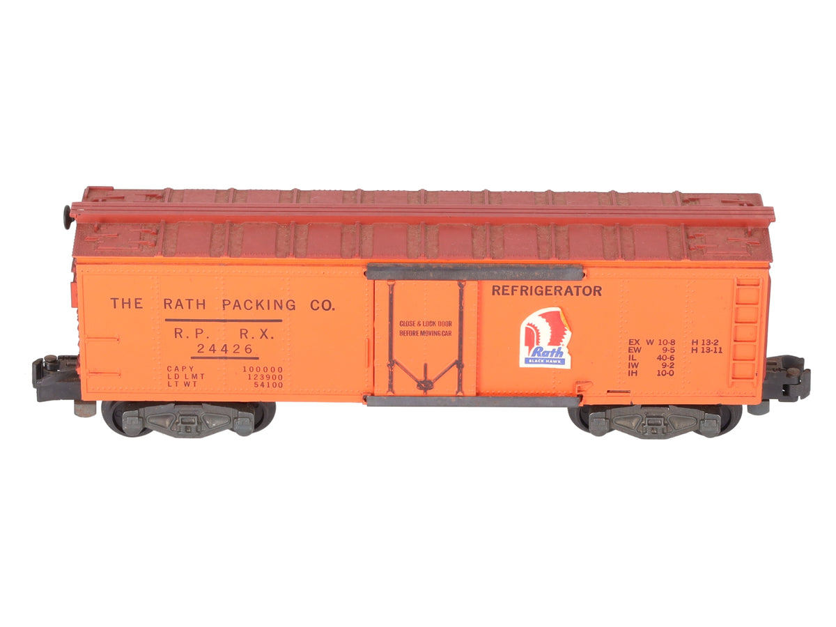 American Flyer 24426 Vintage S Rath Packing Co. Reefer - Rare VG