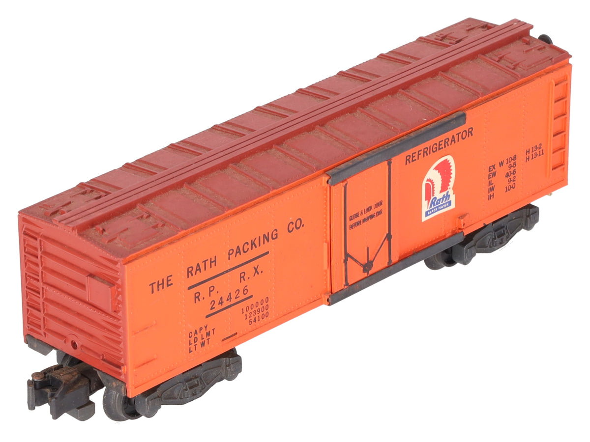American Flyer 24426 Vintage S Rath Packing Co. Reefer - Rare VG