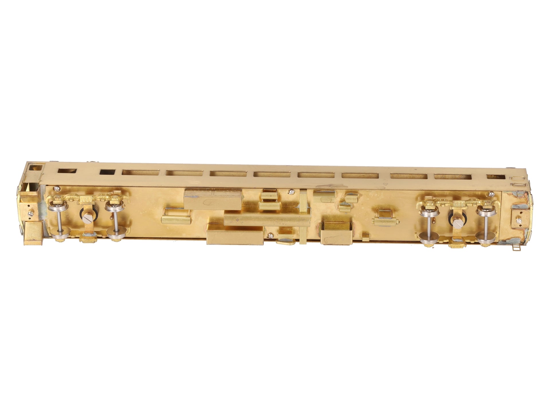 S. Soho & Co. HO Scale BRASS Passenger Coach Car- Unpainted EX/Box