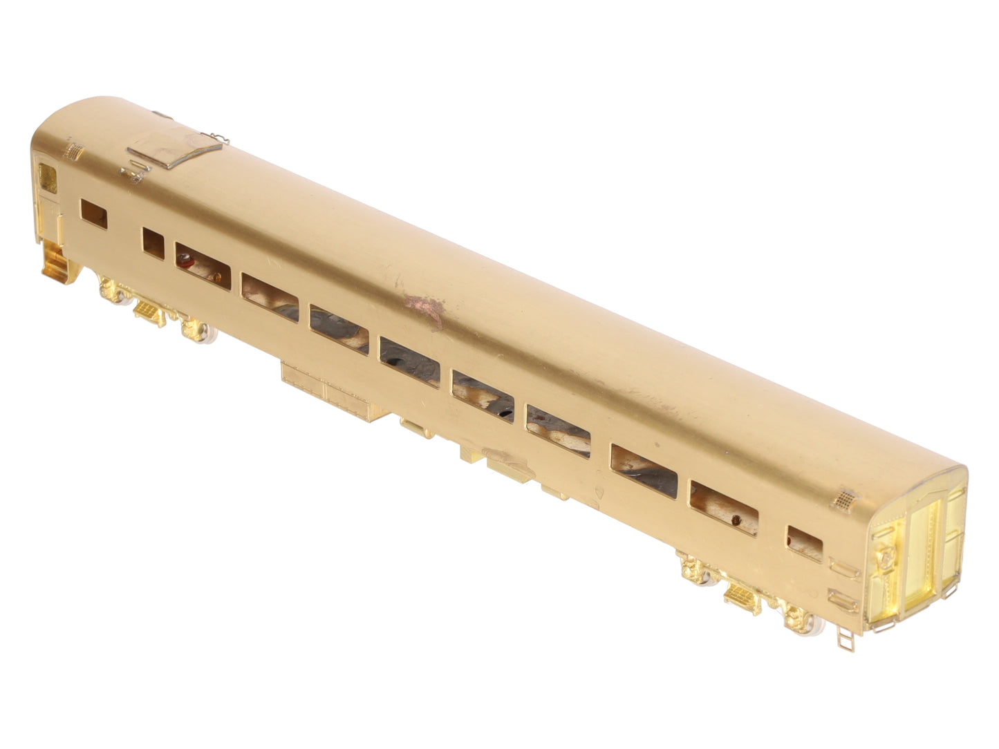 S. Soho & Co. HO Scale BRASS Passenger Coach Car- Unpainted EX/Box