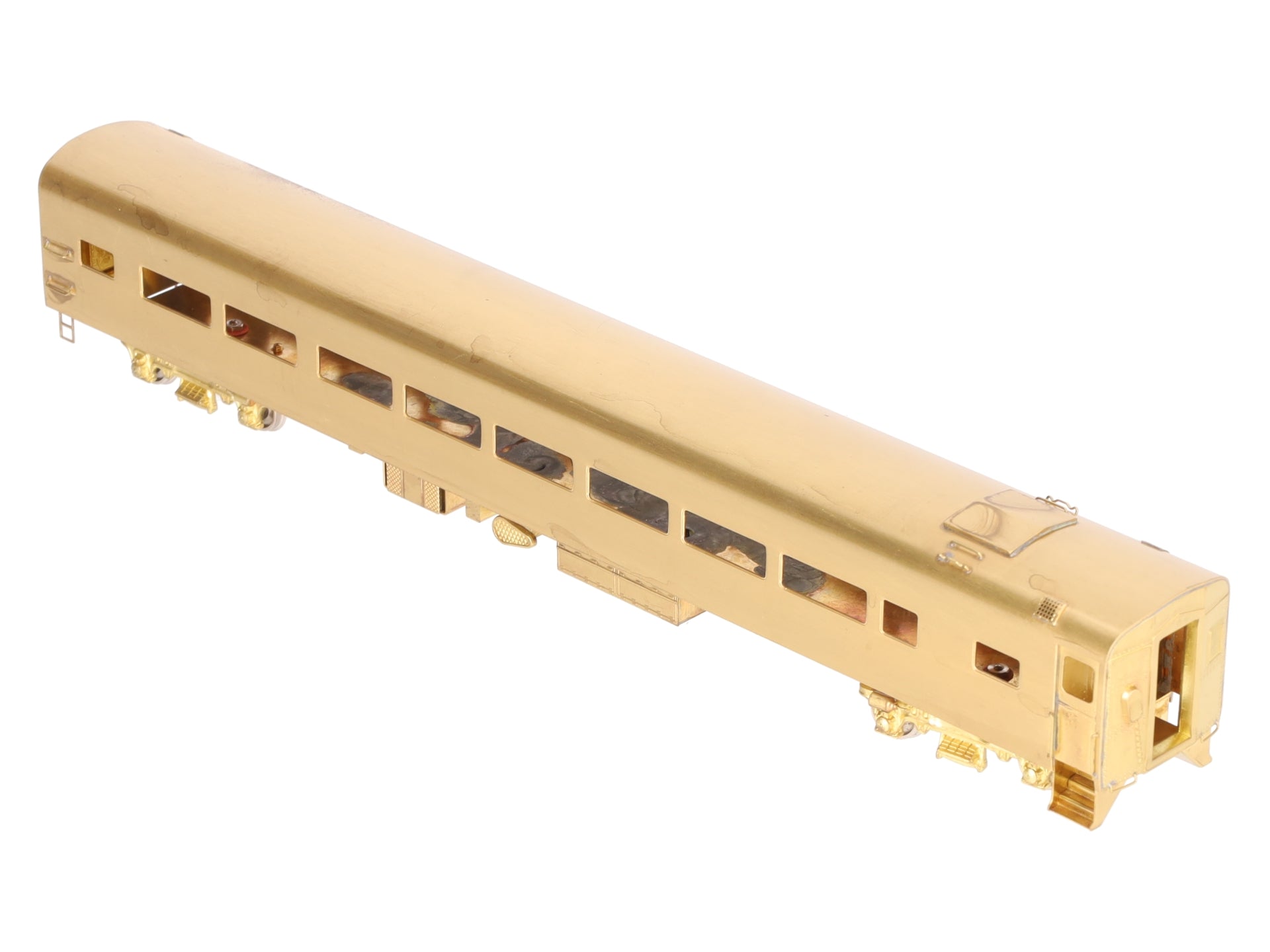 S. Soho & Co. HO Scale BRASS Passenger Coach Car- Unpainted EX/Box