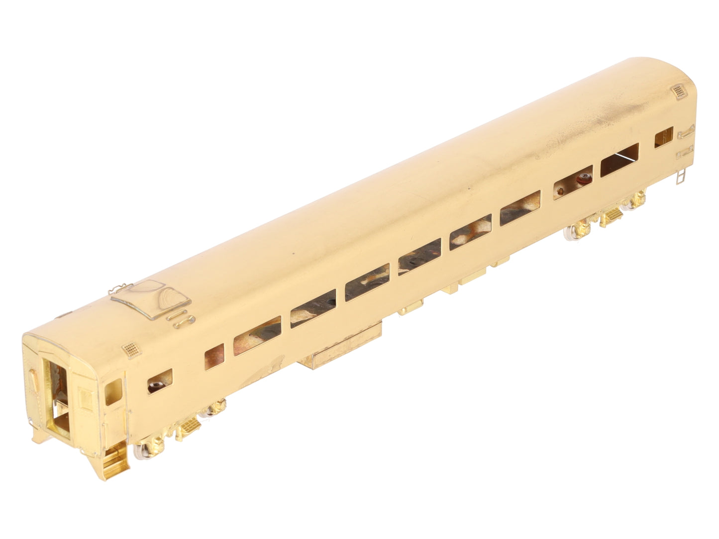 S. Soho & Co. HO Scale BRASS Passenger Coach Car- Unpainted EX/Box
