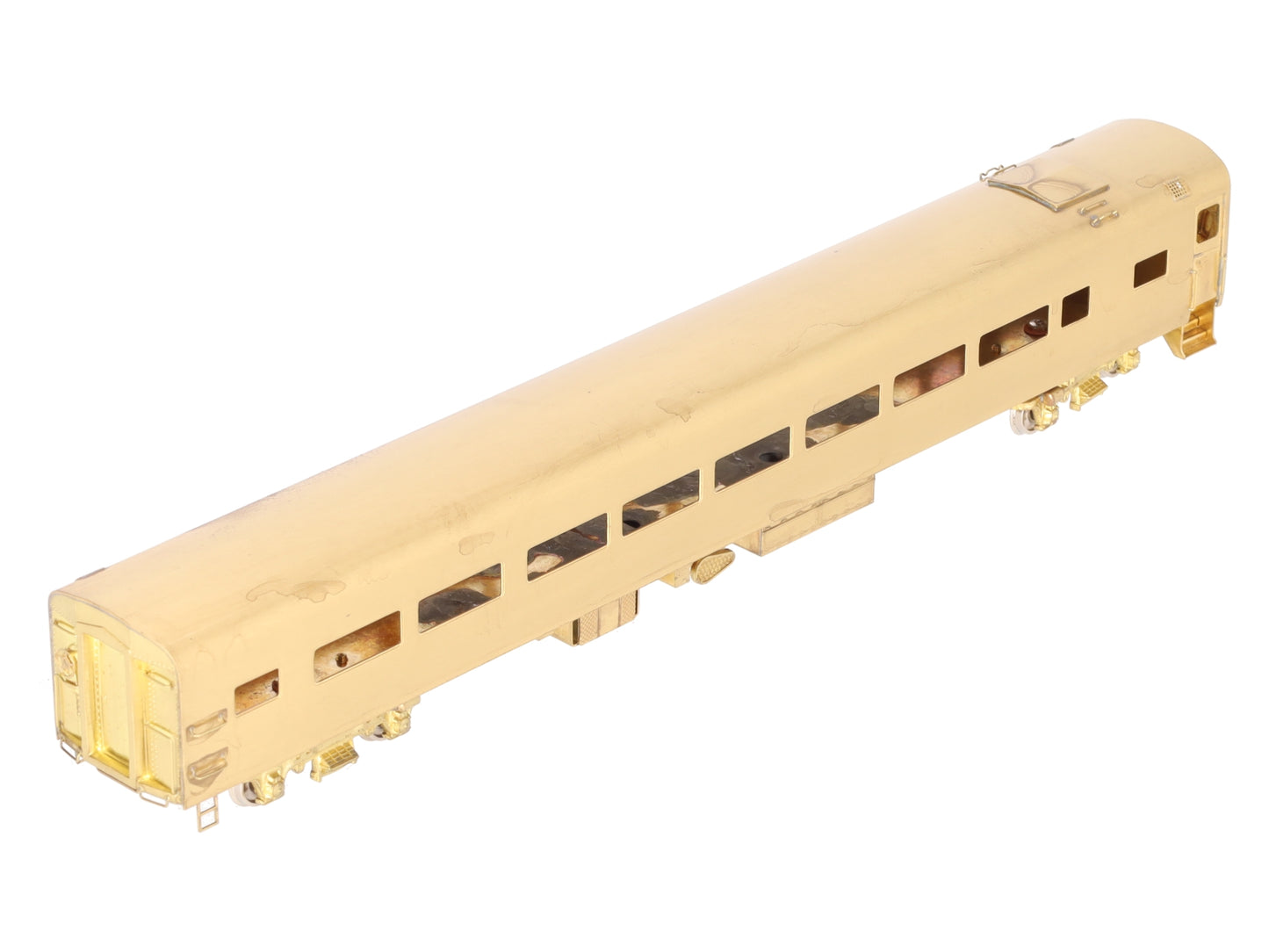 S. Soho & Co. HO Scale BRASS Passenger Coach Car- Unpainted EX/Box