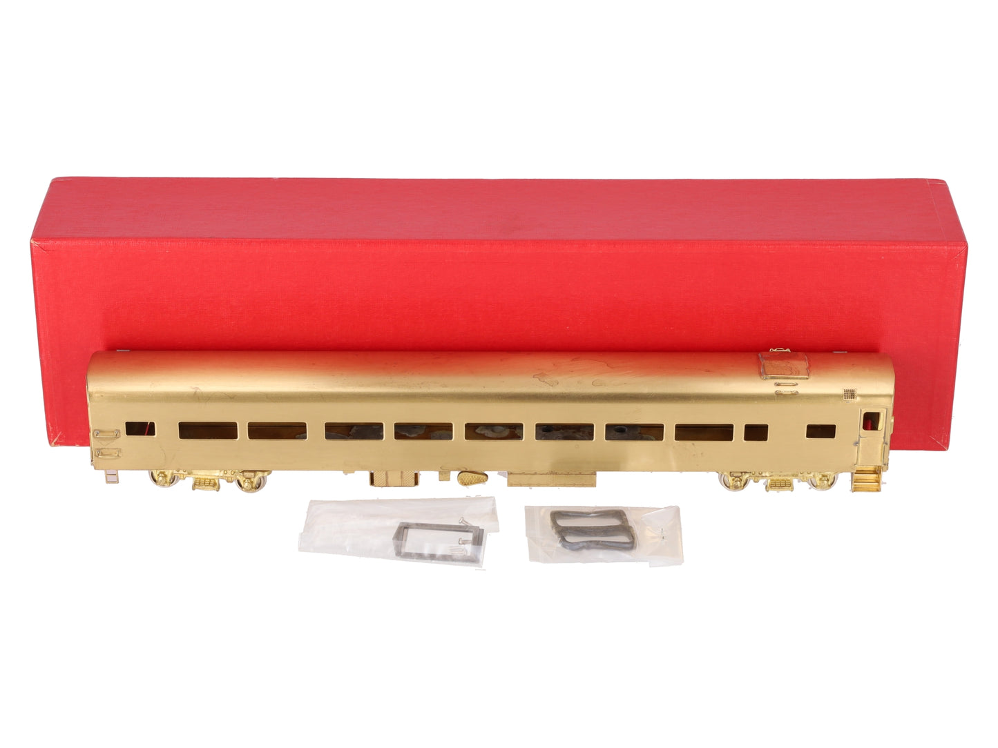 S. Soho & Co. HO Scale BRASS Passenger Coach Car- Unpainted EX/Box