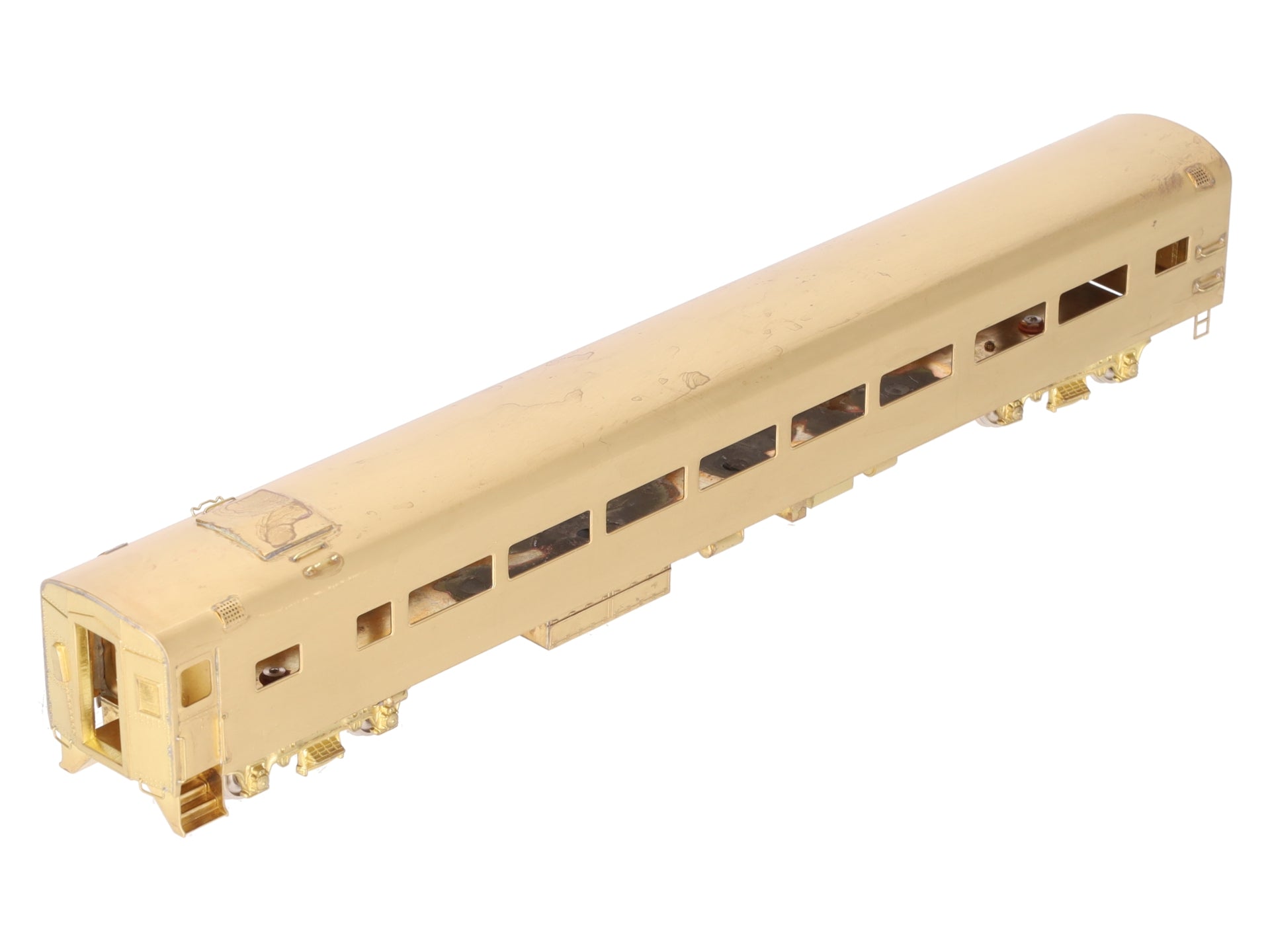 S. Soho & Co. HO Scale BRASS Passenger Coach Car- Unpainted EX/Box