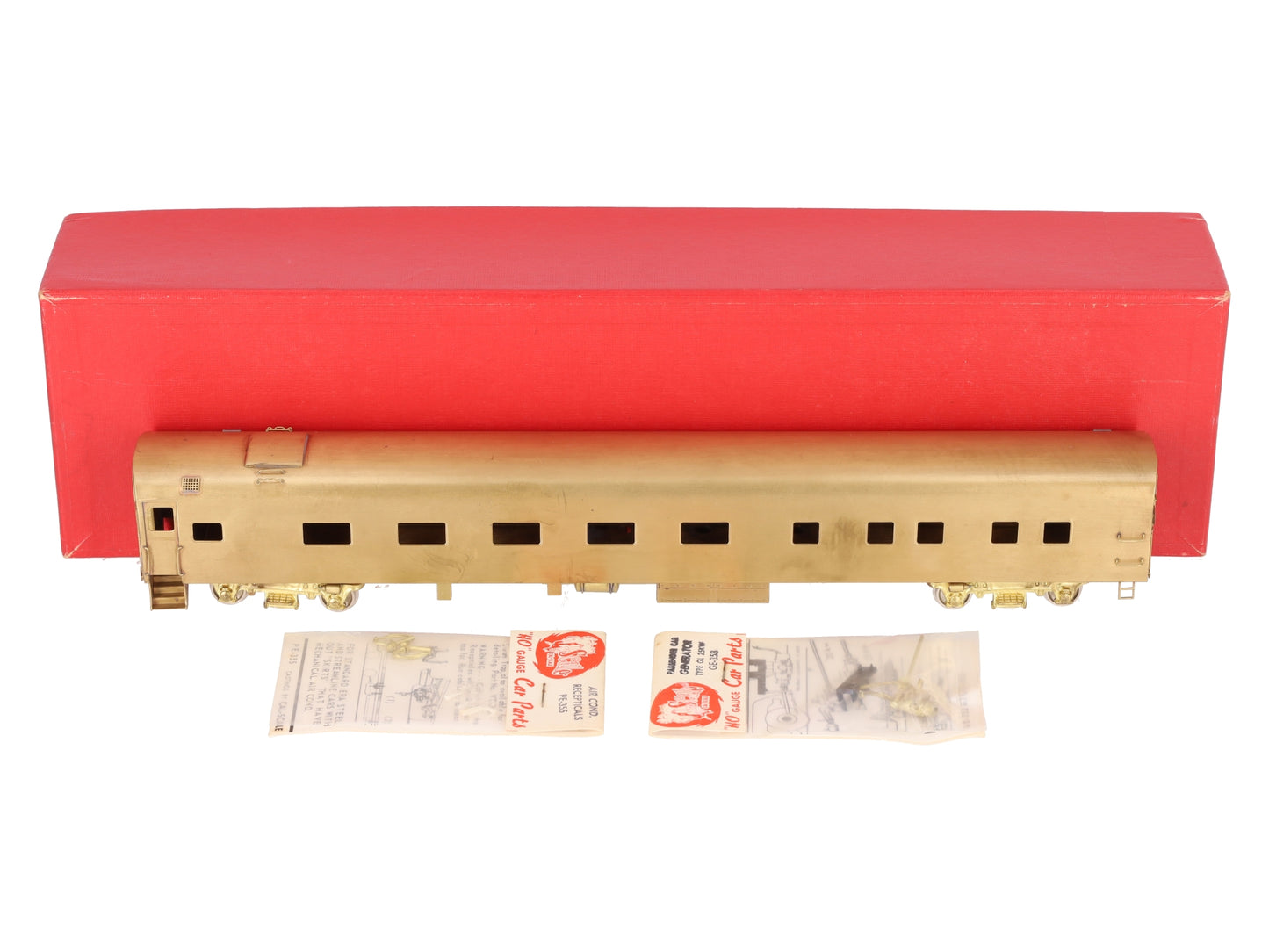 S. Soho & Co. HO Scale BRASS Sleeper Car- Unpainted EX/Box