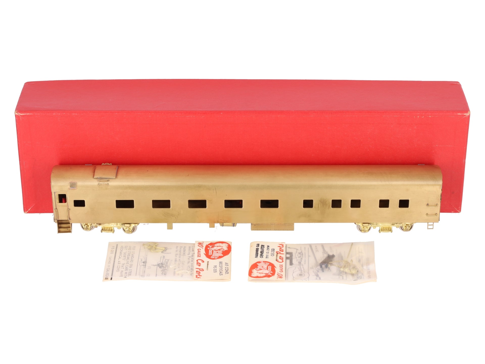 S. Soho & Co. HO Scale BRASS Sleeper Car- Unpainted EX/Box