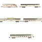 Marklin 8189 Z Scale 50th Anniversary Silver-Plate California Zephyr Train Set EX/Box