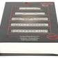 Marklin 8189 Z Scale California Zephyr 50th Anniversary Silver-Plate  Train Set EX/Box
