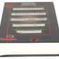 Marklin 8189 Z Scale California Zephyr 50th Anniversary Silver-Plate  Train Set EX/Box