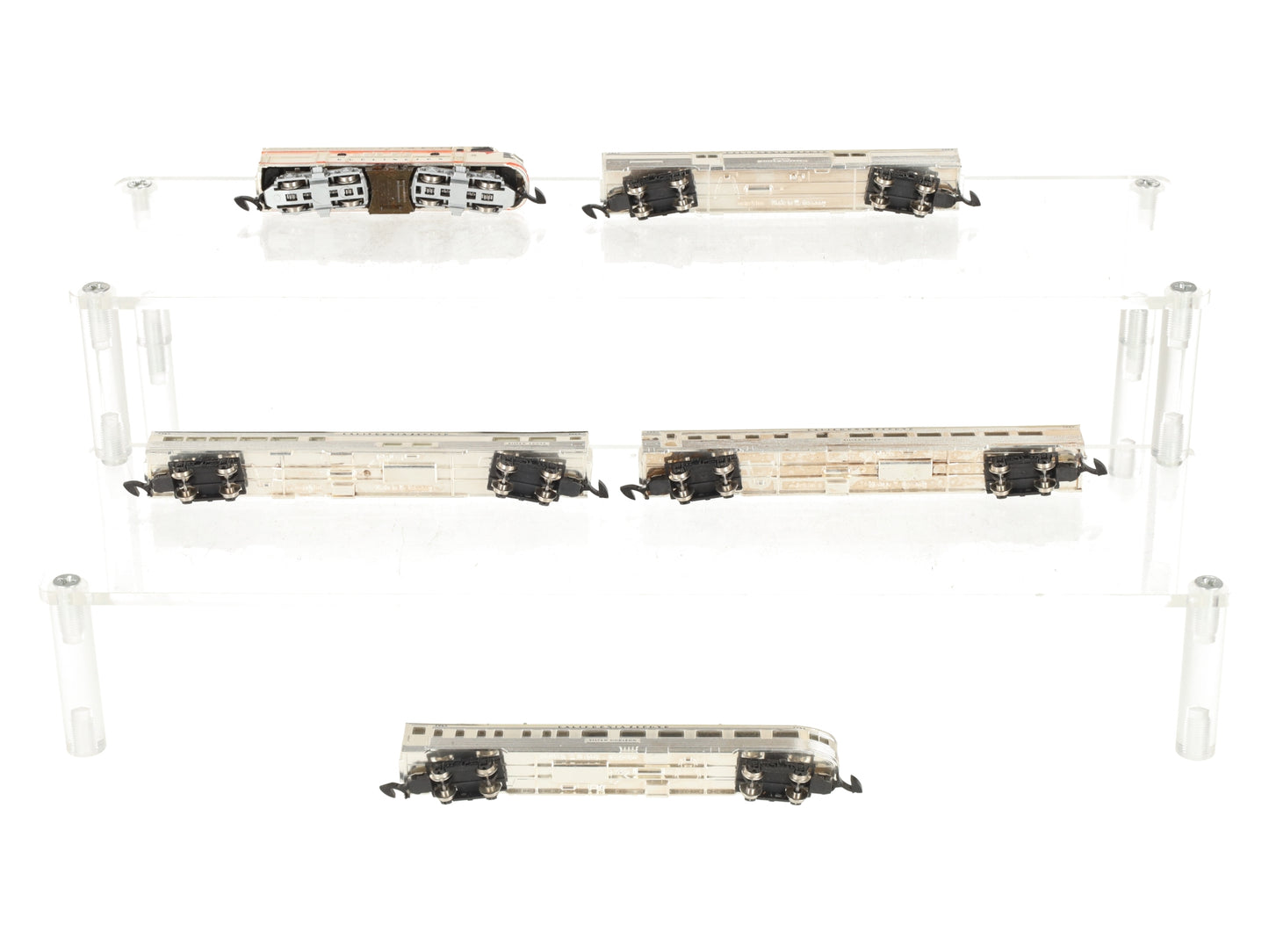 Marklin 8189 Z Scale California Zephyr 50th Anniversary Silver-Plate  Train Set EX/Box