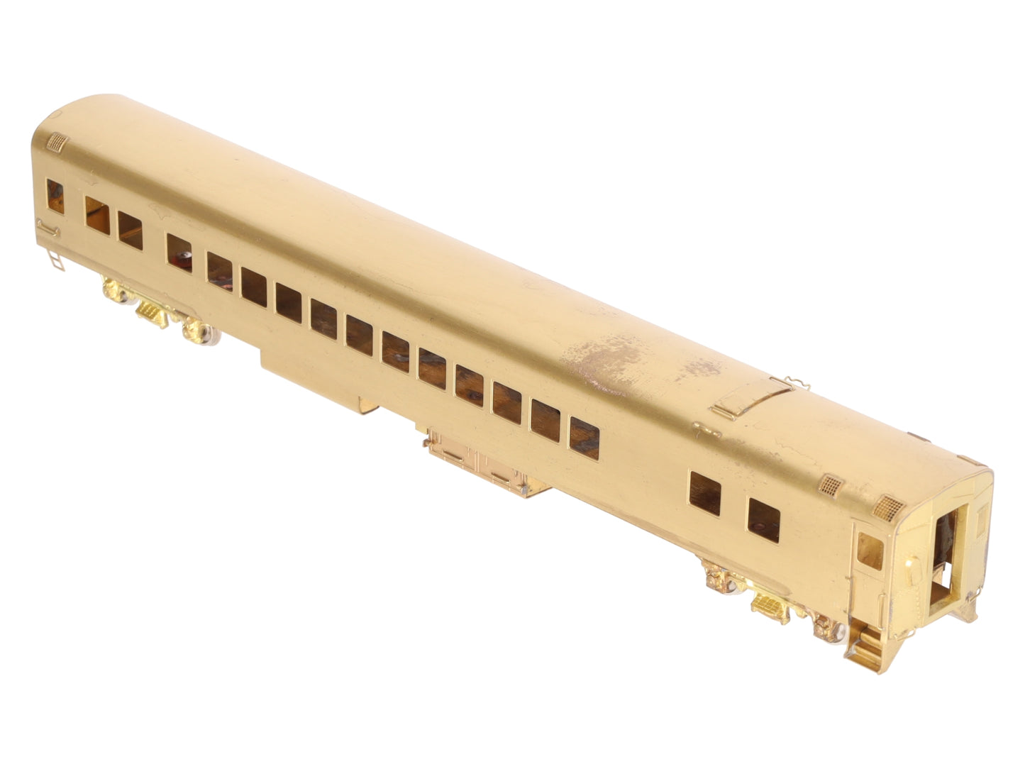 S. Soho & Co. HO Scale BRASS Passenger Coach Car- Unpainted EX/Box