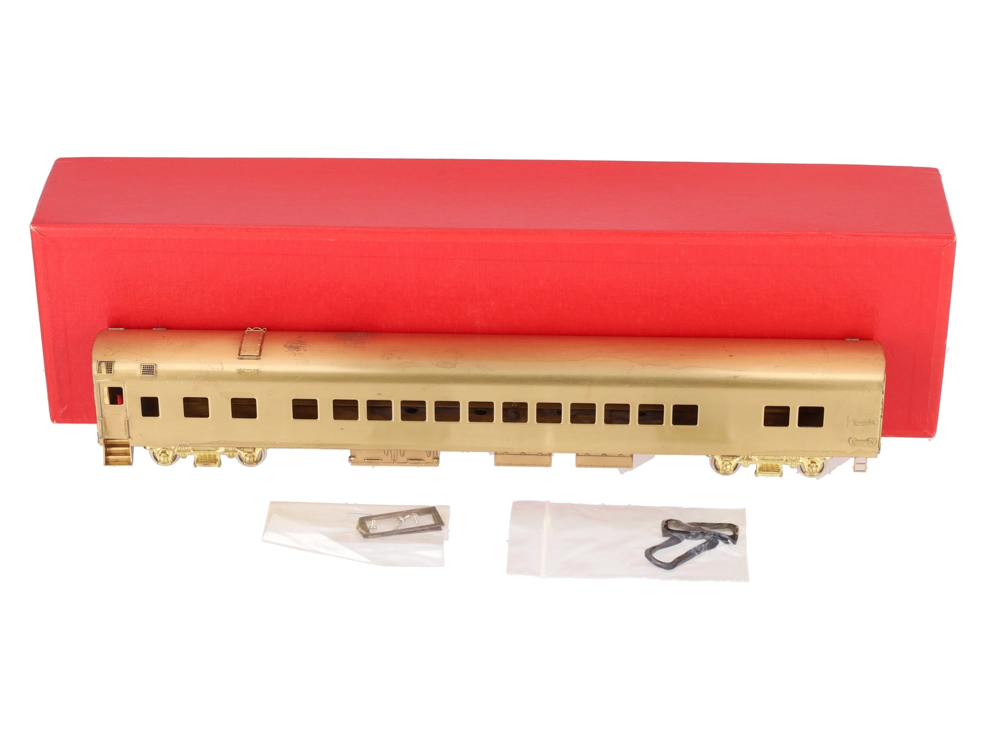 S. Soho & Co. HO Scale BRASS Passenger Coach Car- Unpainted EX/Box