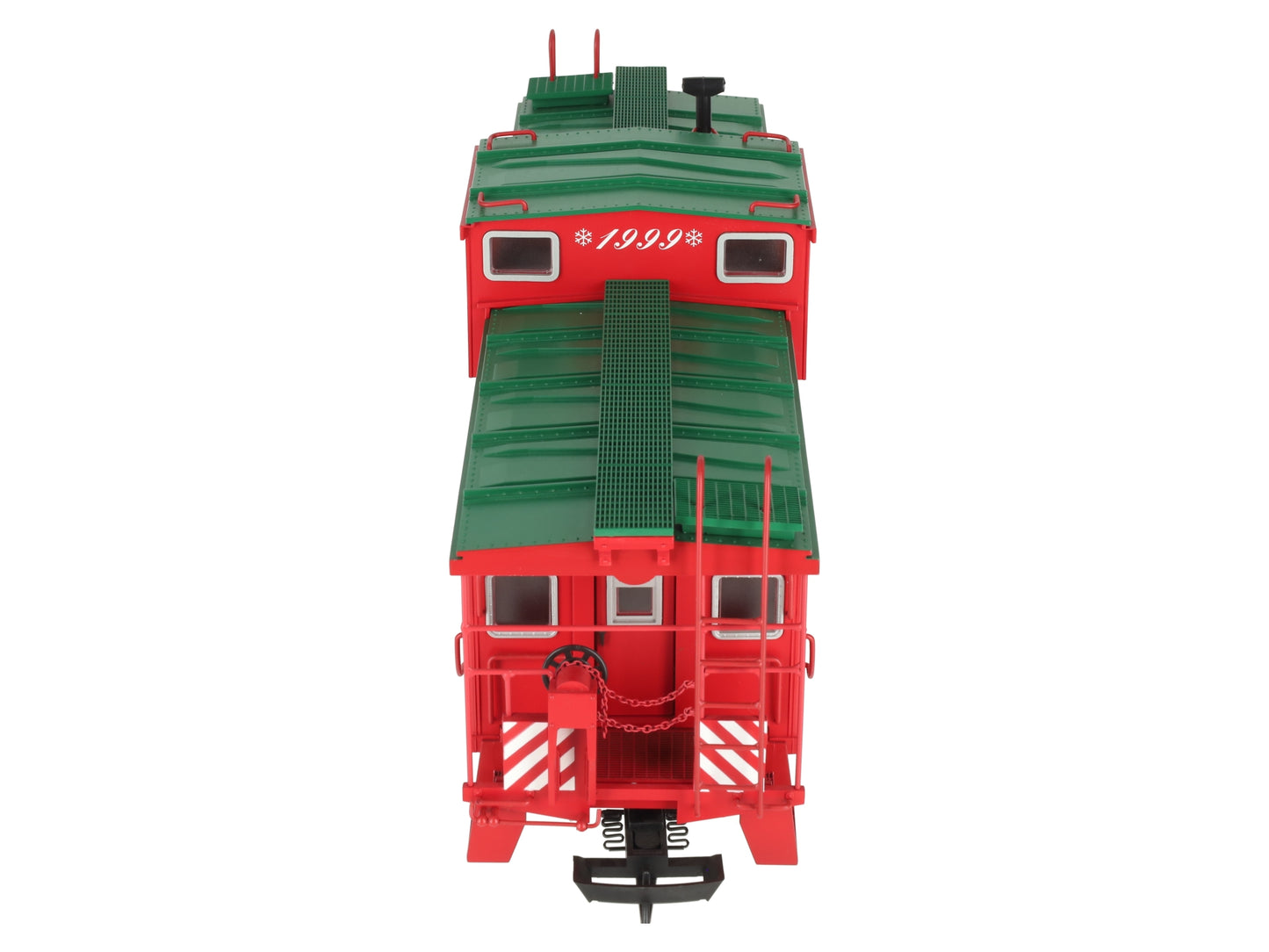 USA Trains R12114 G Scale Christmas Extended Vision Lighted Caboose LN/Box