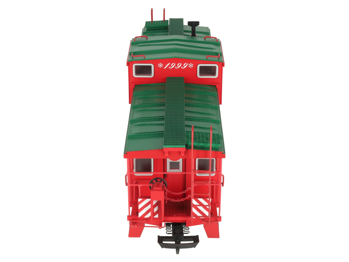 USA Trains R12114 G Scale Christmas Extended Vision Lighted Caboose LN/Box