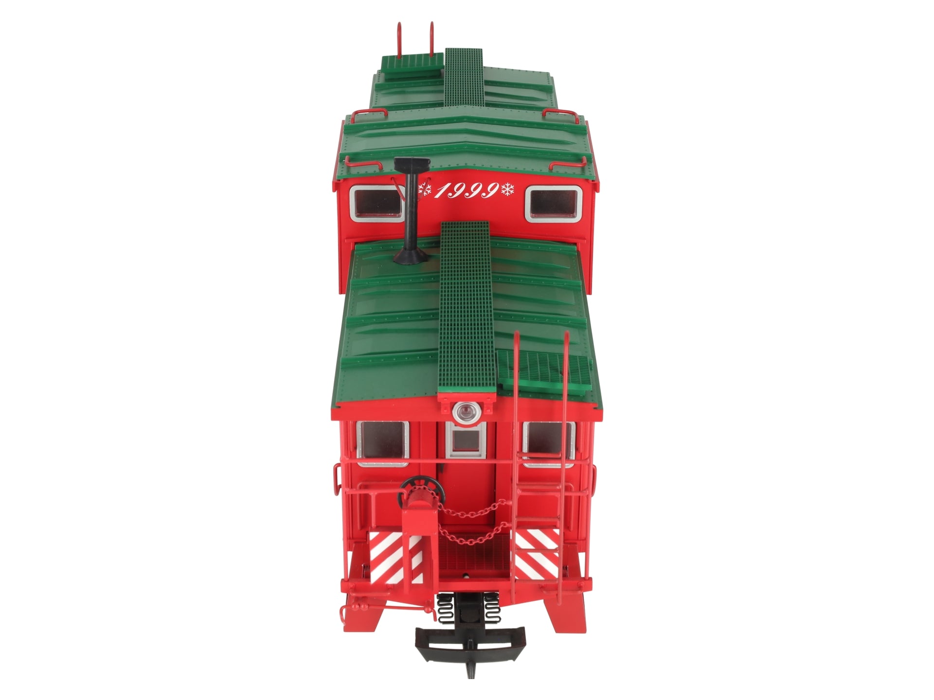 USA Trains R12114 G Scale Christmas Extended Vision Lighted Caboose LN/Box