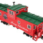 USA Trains R12114 G Scale Christmas Extended Vision Lighted Caboose LN/Box