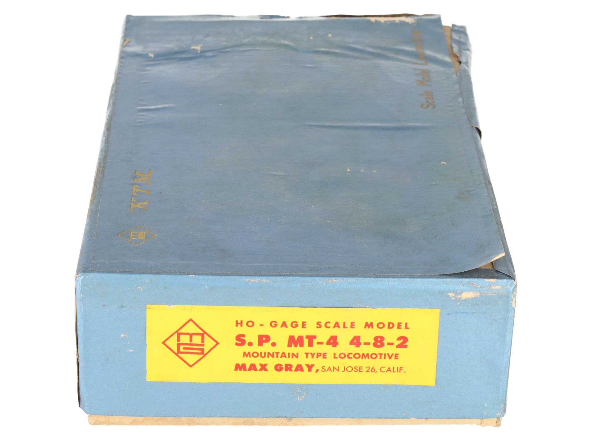 Max Gray HO BRASS Southern Pacific MT-4 4-8-2 Steam Loco & Tender - Unpainted VG/Box