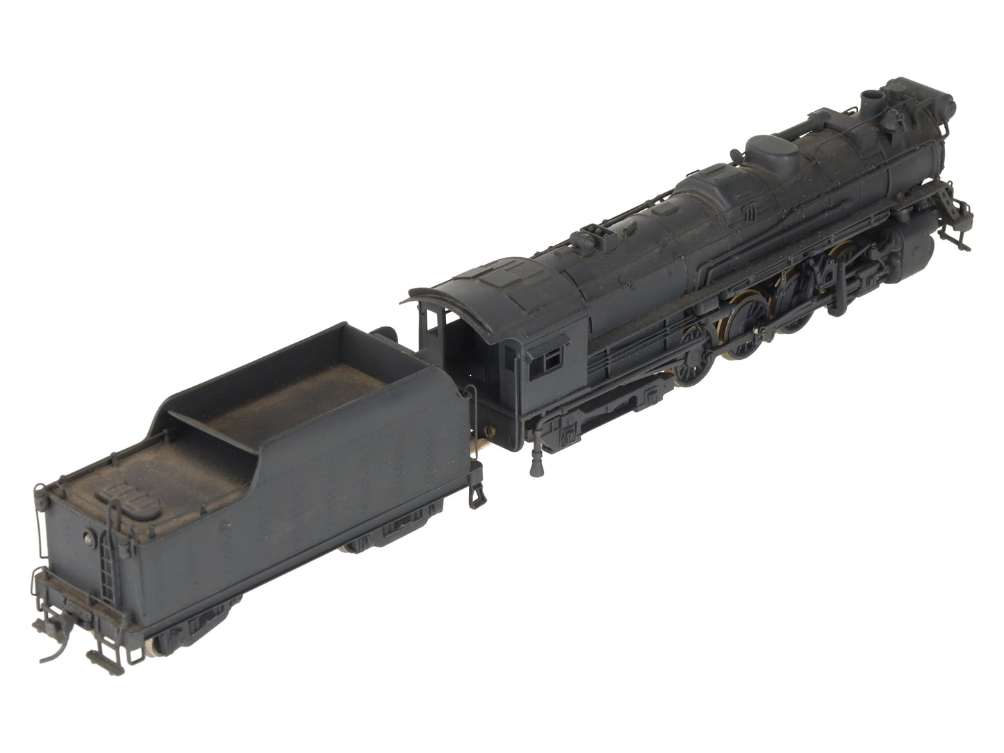 BRASS HO Scale 2-8-4 Berkshire Steam Locomotive - Painted