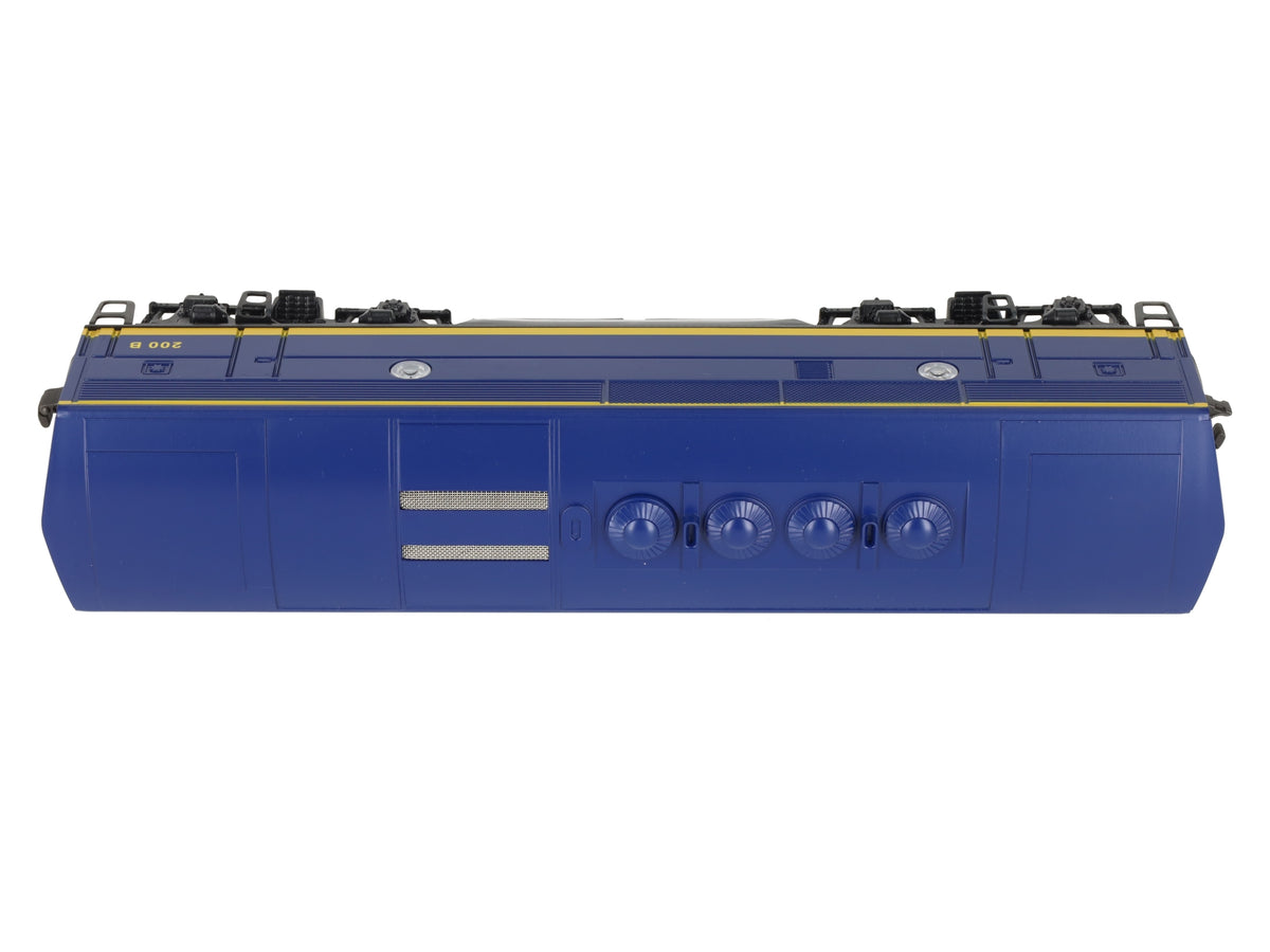 Lionel 6-18122 O Santa Fe F3 Blue/Yellow Non-Powered Diesel B-Unit #200B w/RS II LN/Box