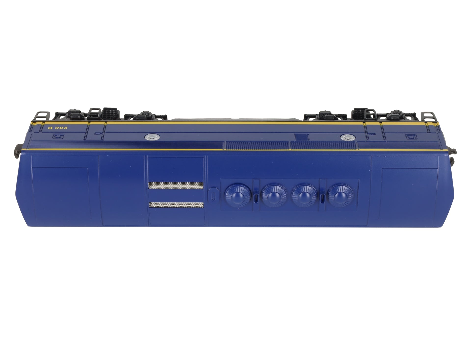 Lionel 6-18122 O Santa Fe F3 Blue/Yellow Non-Powered Diesel B-Unit #200B w/RS II LN/Box