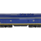 Lionel 6-18122 O Santa Fe F3 Blue/Yellow Non-Powered Diesel B-Unit #200B w/RS II LN/Box