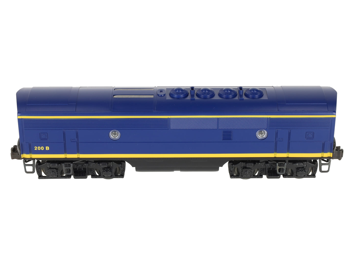 Lionel 6-18122 O Santa Fe F3 Blue/Yellow Non-Powered Diesel B-Unit #200B w/RS II LN/Box