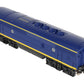 Lionel 6-18122 O Santa Fe F3 Blue/Yellow Non-Powered Diesel B-Unit #200B w/RS II LN/Box